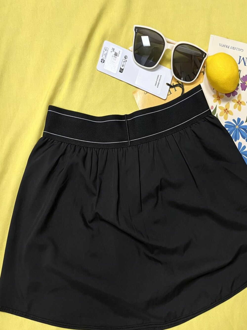 👑Alo Yoga Match Point Tennis Skirt Black Queen Energy💅 - Picture 3 of 7